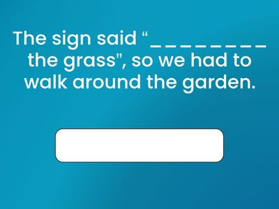 Traveller exam - phrasal verbs with on and off