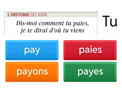 A1: Payer et essayer
