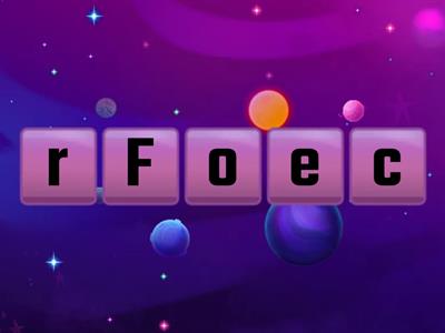 Forces: Spellings