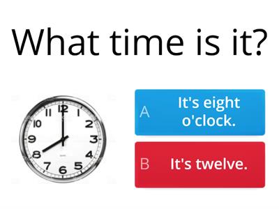 What time is it?