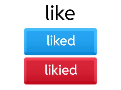 Past Simple - Regular/Irregular Verbs