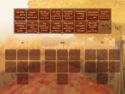 BH3 Unit 3 - lesson 1 and 3 - vocabulary a/an/to check