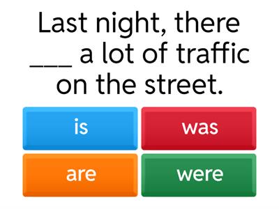 there is / there are / there was / there were