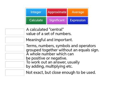 9H Autumn 1 - Key Vocabulary 