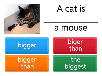 Comparative and Superlative Adjectives