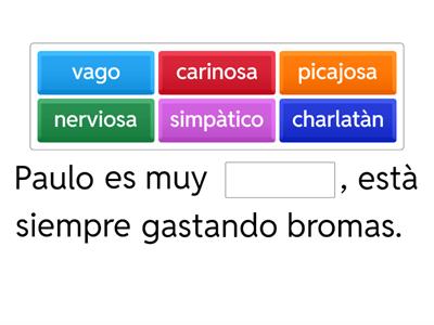 Espressioni personalità - Spagnolo