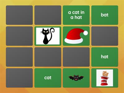 matching game A B C D