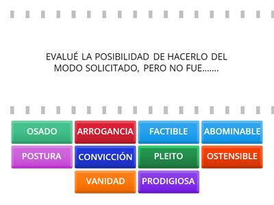 EJERCICIO VOCABULARIO 3