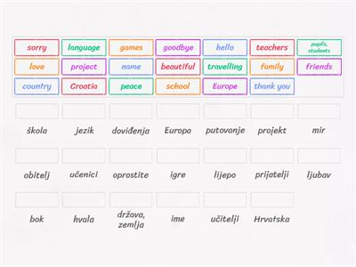 Croatian-English dictionary