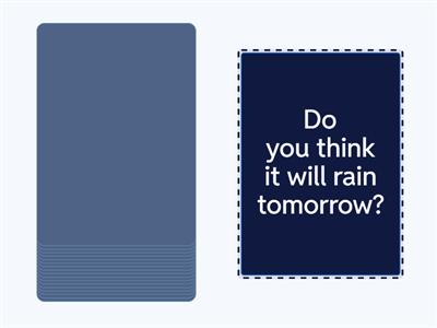 Will/going to - questions