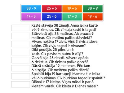 Atrodi pareizo darbību