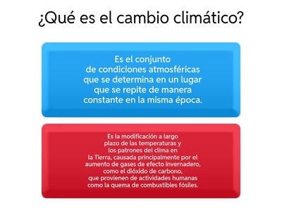Cambio Climático y sus consecuencias 