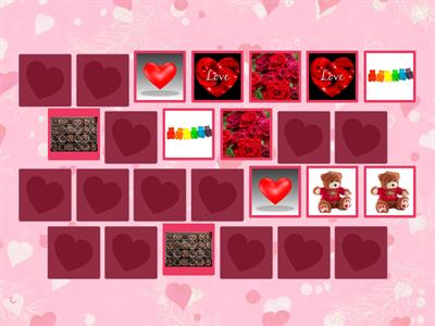 Valentine Memory Game