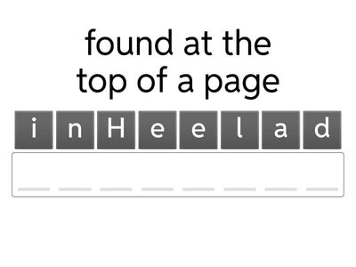 Presentational Features