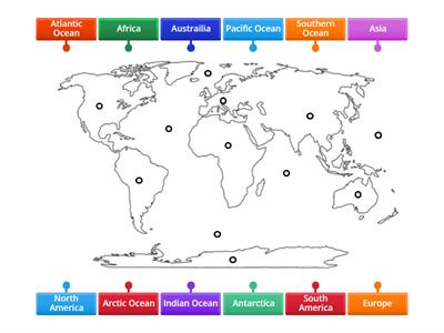 Continents and Oceans 