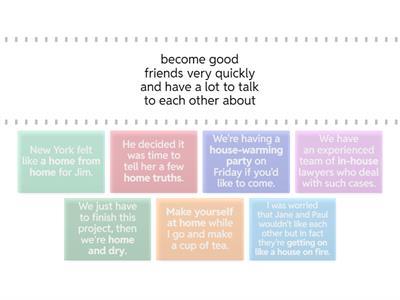 Idioms "house and home"