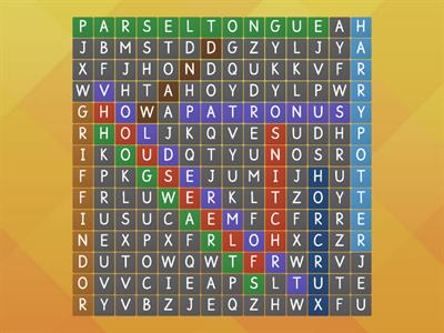 Harry Potter Wordsearch