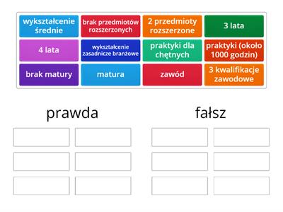 szkoła branżowa I stopnia