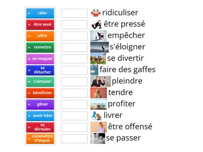 les synonymes des verbes
