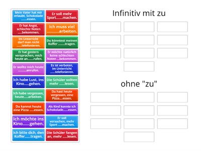 Infinitiv mit zu 