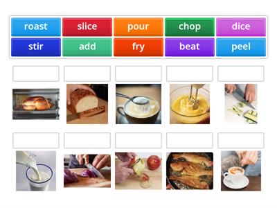 Cooking verbs