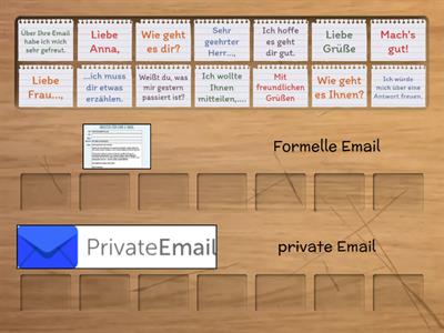 Formelle Email oder private Email?