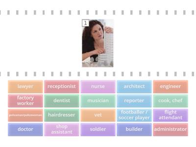 English File Elementary jobs (3B)