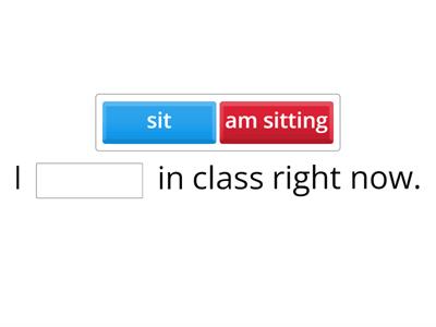  Present Continuous vs Simple Present