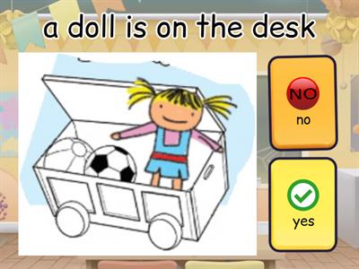 ON/IN/UNDER PREPOSITIONS