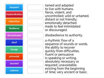 call of the wild word match 