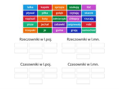 Rzeczowniki i czasowniki