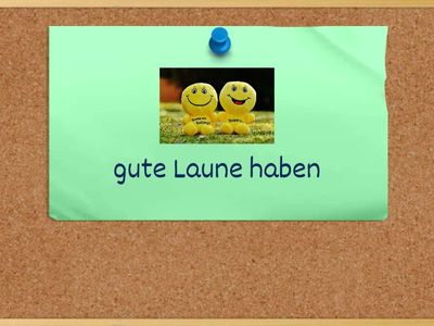 A1 E13 Gesund sein, gesund bleiben Wortschatz