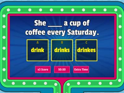 Present Simple Tense - Practice