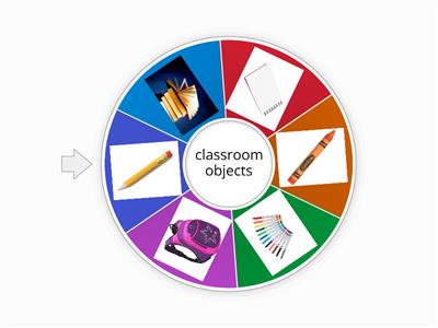 Classroom objects 3-4 years old