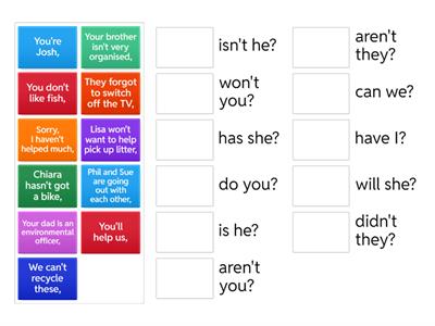 Wider World 4 unit 2.7 Question Tags