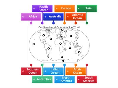 The Seven Continents and Five Oceans