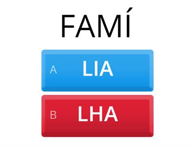 LIA, LIE, LIO OU LHA, LHE, LHO?