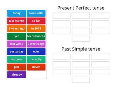 Present perfect vs Past simple