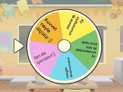 Çarkıfelek fen (az mizahlı)