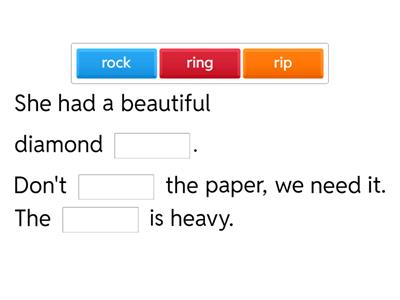 R sentences - initial, medial and blends