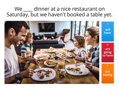 Ways of expressing future