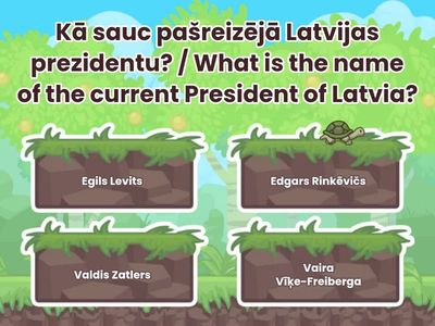 Tēvzemes mācība - LV prezidents