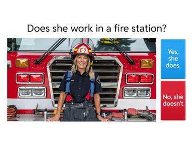 Does he/she work...?