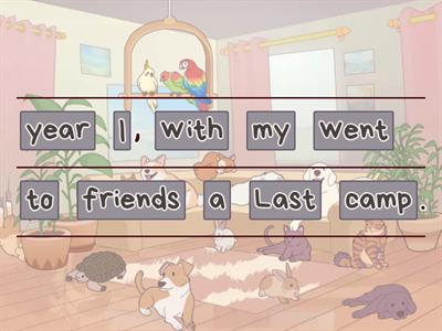 Grammar past tense - sentences 