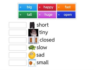 Opposites - elementary