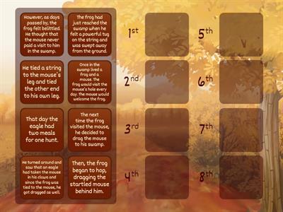 Put the story in the correct order! 