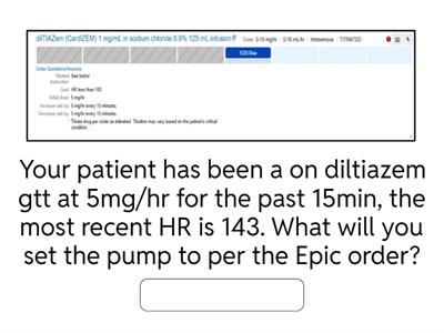 Cardiac Medication Administration 