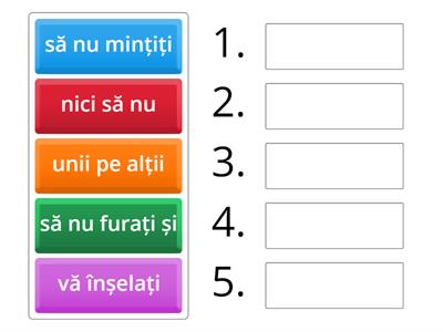 1. Clasele P,1,2,3  Leveticul 19:11