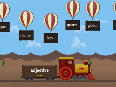 suffix -al/-el nouns or adjectives