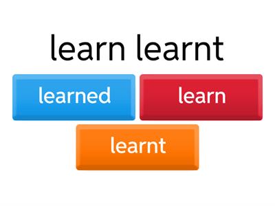 Irregular verbs (past participle)